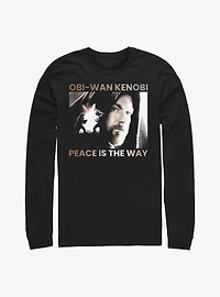 Star Wars Obi-Wan Peace Is The Way Long-SLeeve T-Shirt