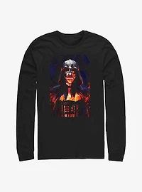 Star Wars Obi-Wan Vader Paint Long-SLeeve T-Shirt