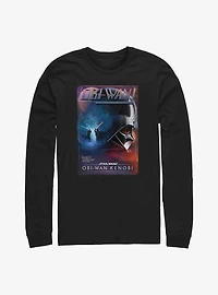 Star Wars Obi-Wan Vader VHS Cover Long-SLeeve T-Shirt