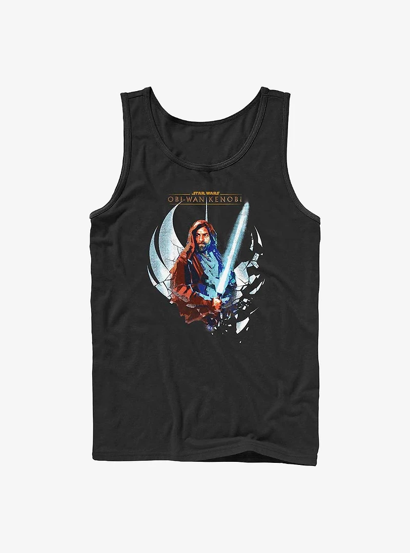 Star Wars Obi-Wan Wan Shattered Jedi Logo Tank