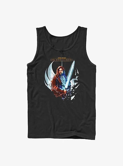 Star Wars Obi-Wan Wan Shattered Jedi Logo Tank