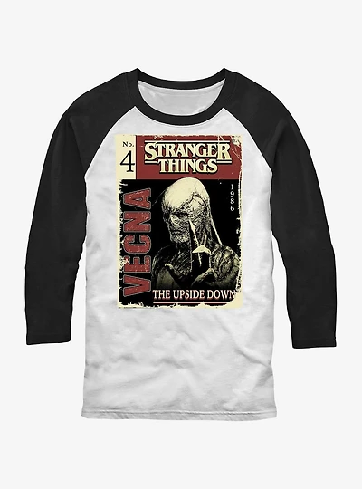 Stranger Things Vecna Pulp Comic Raglan