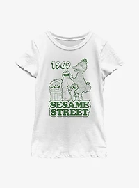 Sesame Street 1969 Group Youth Girls T-Shirt