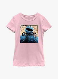 Sesame Street Cookies Cookie Monster Youth Girls T-Shirt