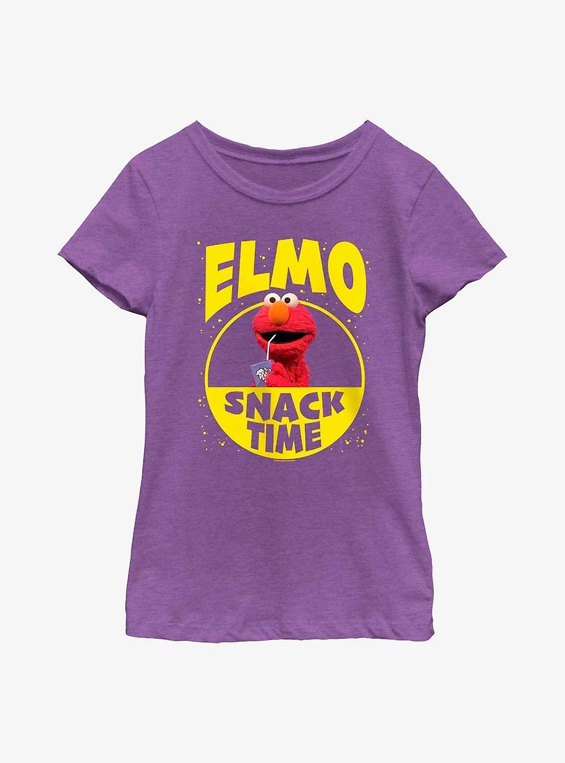 Sesame Street Elmo Snack Time Youth Girls T-Shirt