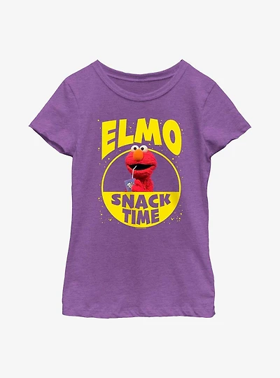 Sesame Street Elmo Snack Time Youth Girls T-Shirt