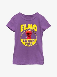 Sesame Street Elmo Snack Time Youth Girls T-Shirt