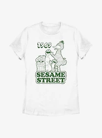 Sesame Street 1969 Group Womens T-Shirt