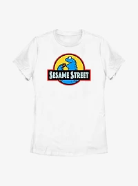 Sesame Street Cookie Monster Icon Womens T-Shirt