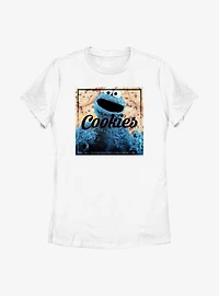 Sesame Street Cookies Cookie Monster Womens T-Shirt