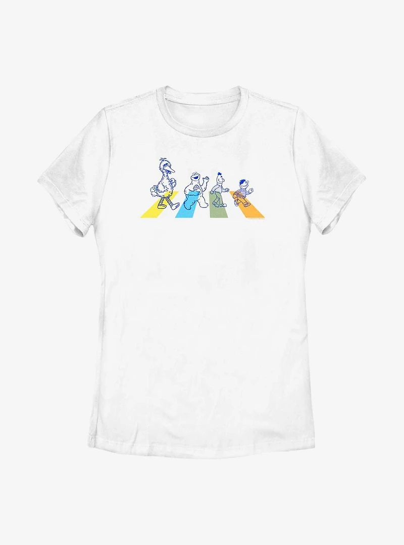 Sesame Street Team Abbey Road Womens T-Shirt