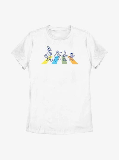 Sesame Street Team Abbey Road Womens T-Shirt
