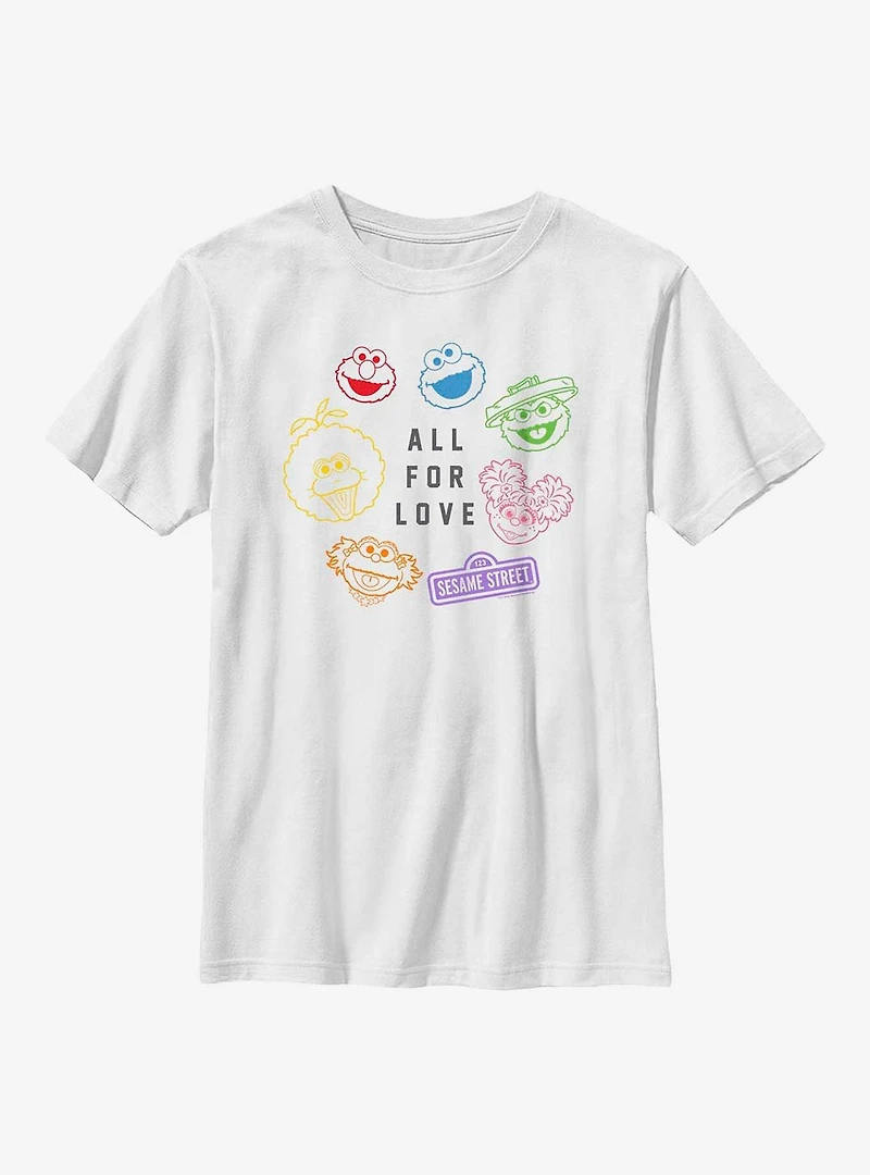 Sesame Street All For Love Youth T-Shirt