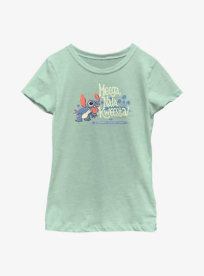 Disney Lilo & Stitch Meega, Nala Kweesta! Youth Girls T-Shirt