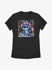 Disney Lilo & Stitch Trouble Maker Womens T-Shirt