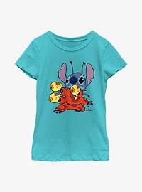 Disney Lilo & Stitch Space Suit Youth Girls T-Shirt