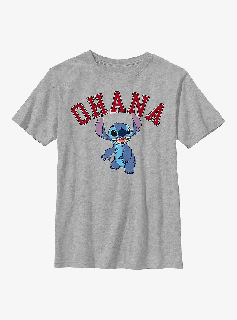 Disney Lilo & Stitch Ohana Collegiate Youth T-Shirt