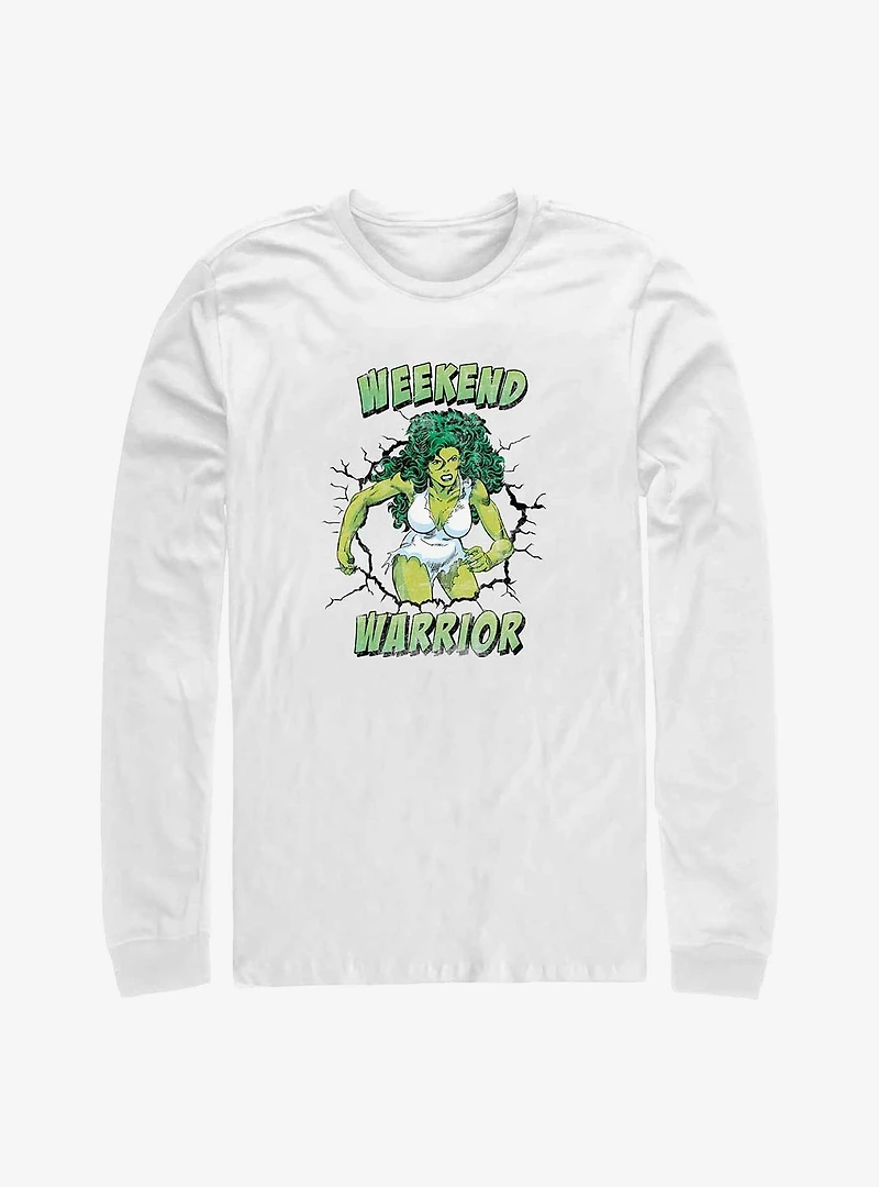 Marvel She Hulk Weekend Warrior Long-Sleeve T-Shirt
