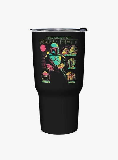 Star Wars The Book of Boba Fett Takeover Black Stainless Steel Travel Mug