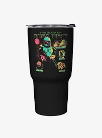 Star Wars The Book of Boba Fett Takeover Black Stainless Steel Travel Mug