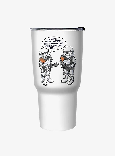 Star Wars Droid Whoops White Stainless Steel Travel Mug