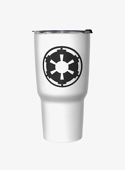 Star Wars Empire Emblem White Stainless Steel Travel Mug