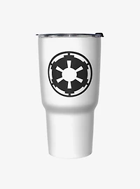 Star Wars Empire Emblem White Stainless Steel Travel Mug