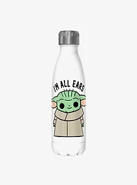Star Wars The Mandalorian The Child White Stainless Steel Water Bottle