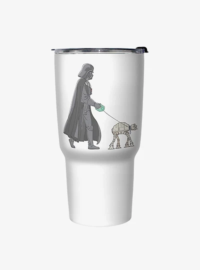 Star Wars Vader Walker White Stainless Steel Travel Mug