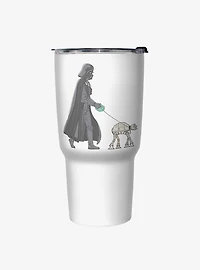 Star Wars Vader Walker White Stainless Steel Travel Mug