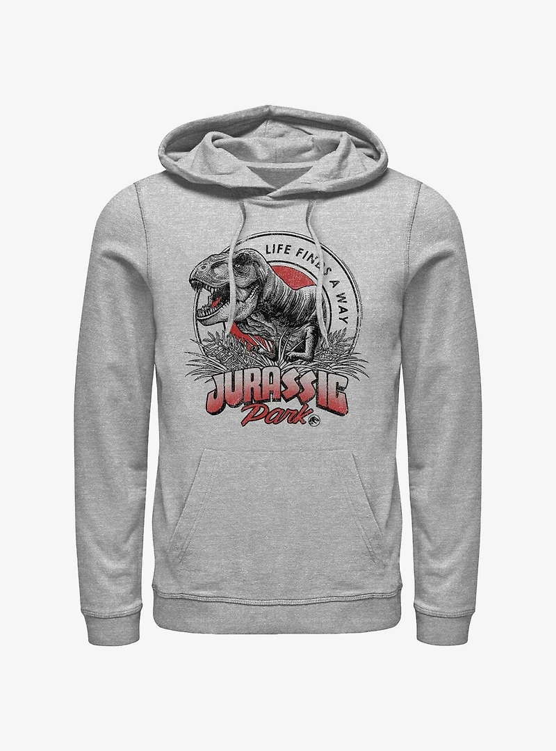 Jurassic Park T Rex Finds A Way Hoodie