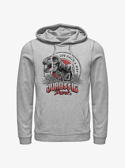 Jurassic Park T Rex Finds A Way Hoodie