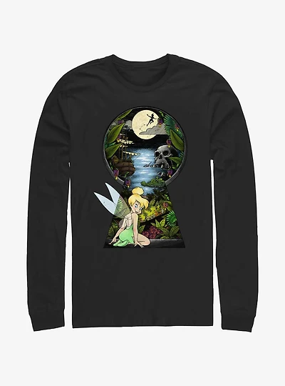 Disney Tinker Bell Keyhole To Neverland Long Sleeve T-Shirt