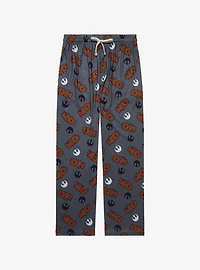 Star Wars Chewbacca & Rebel Logo Allover Print Sleep Pants - BoxLunch Exclusive