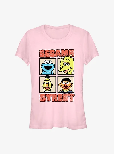 Sesame Street Happy Bunch Girls T-Shirt