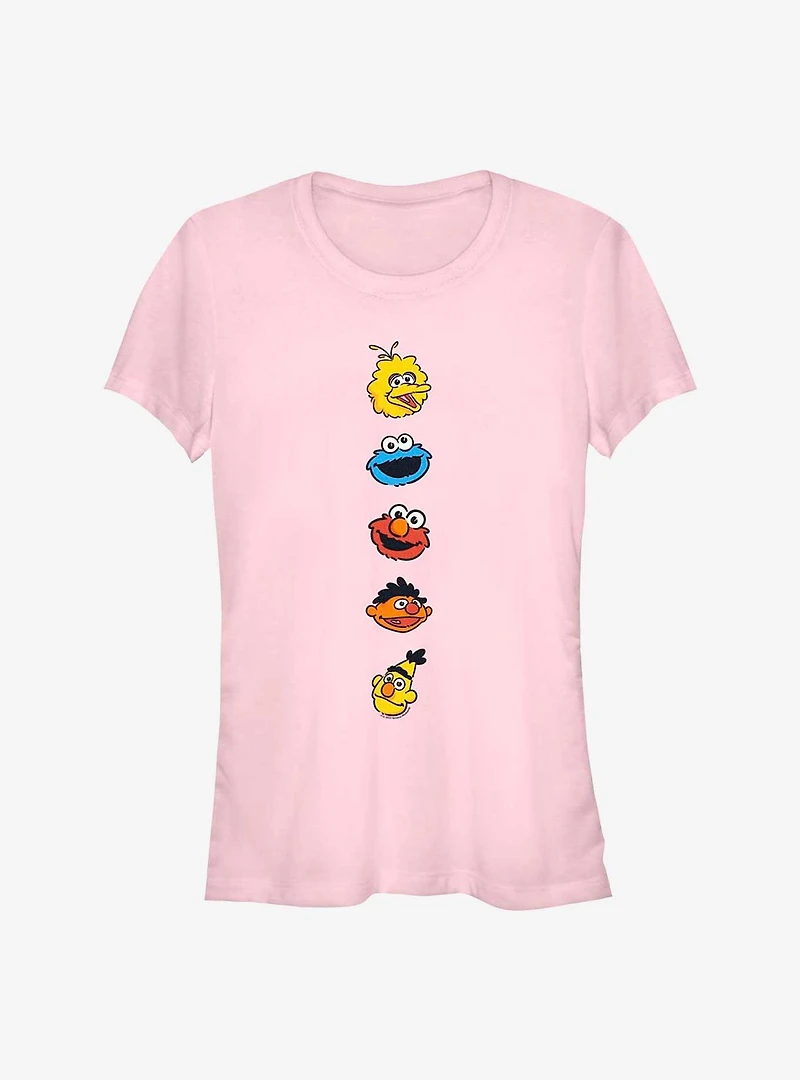 Sesame Street Iconic Faces Girls T-Shirt