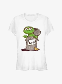 Sesame Street Oscar Scram Girls T-Shirt