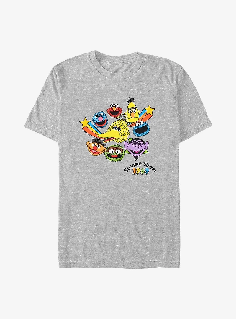 Sesame Street 1969 Heads T-Shirt