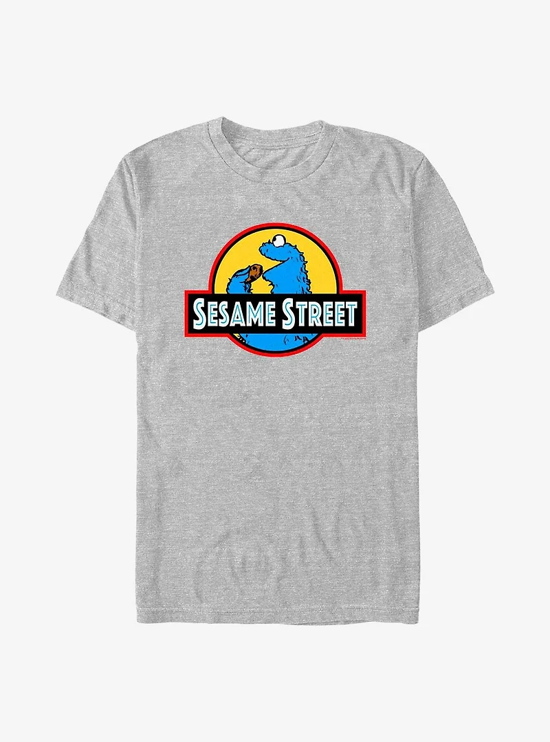 Sesame Street Cookie Monster Logo Sign T-Shirt