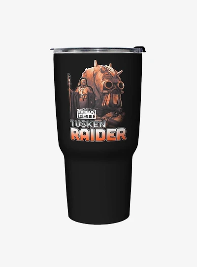 Star Wars The Book of Boba Fett Outlaw Hunter Black Stainless Steel Travel Mug