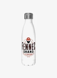 Star Wars The Book of Boba Fett Fennec Shand Elite Mercenary White Stainless Steel Water Bottle