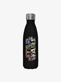 Star Wars Epic Logo Black Stainless Steel Water Bottle