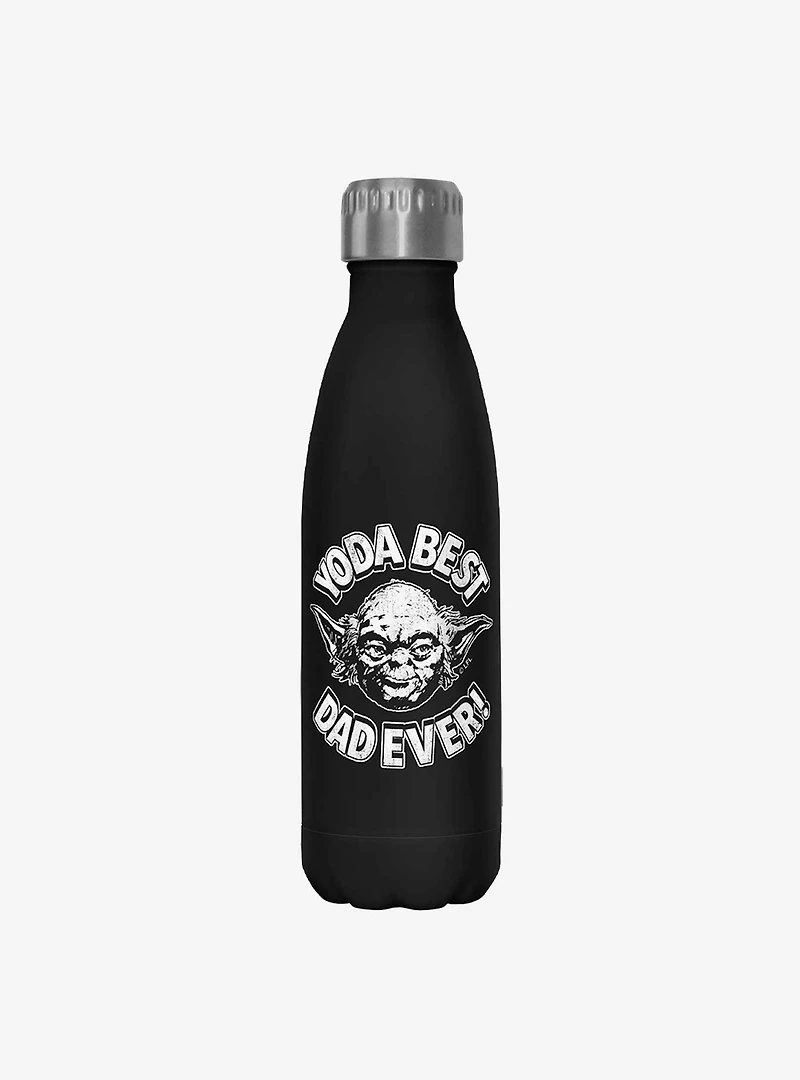 Star Wars Yoda Best Black Stainless Steel Water Bottle