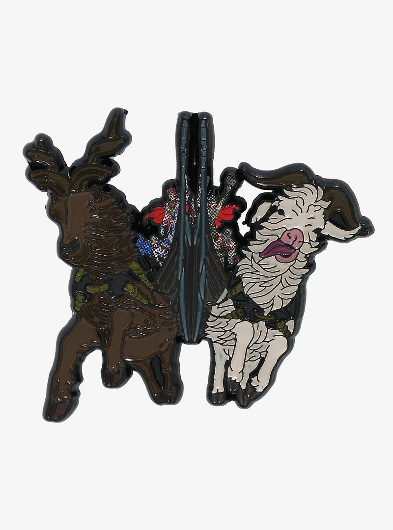 Marvel Thor: Love and Thunder Toothgrinder & Toothgnasher Enamel Pin