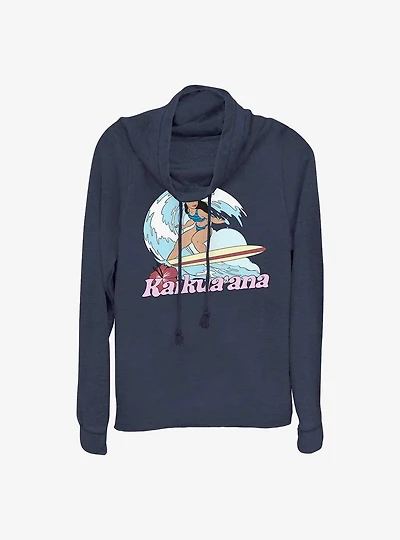 Disney Lilo & Stitch Kaikua'ana Nani Cowl Neck Long-Sleeve Top