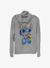 Disney Lilo & Stitch Rockin' Cowl Neck Long-Sleeve Top