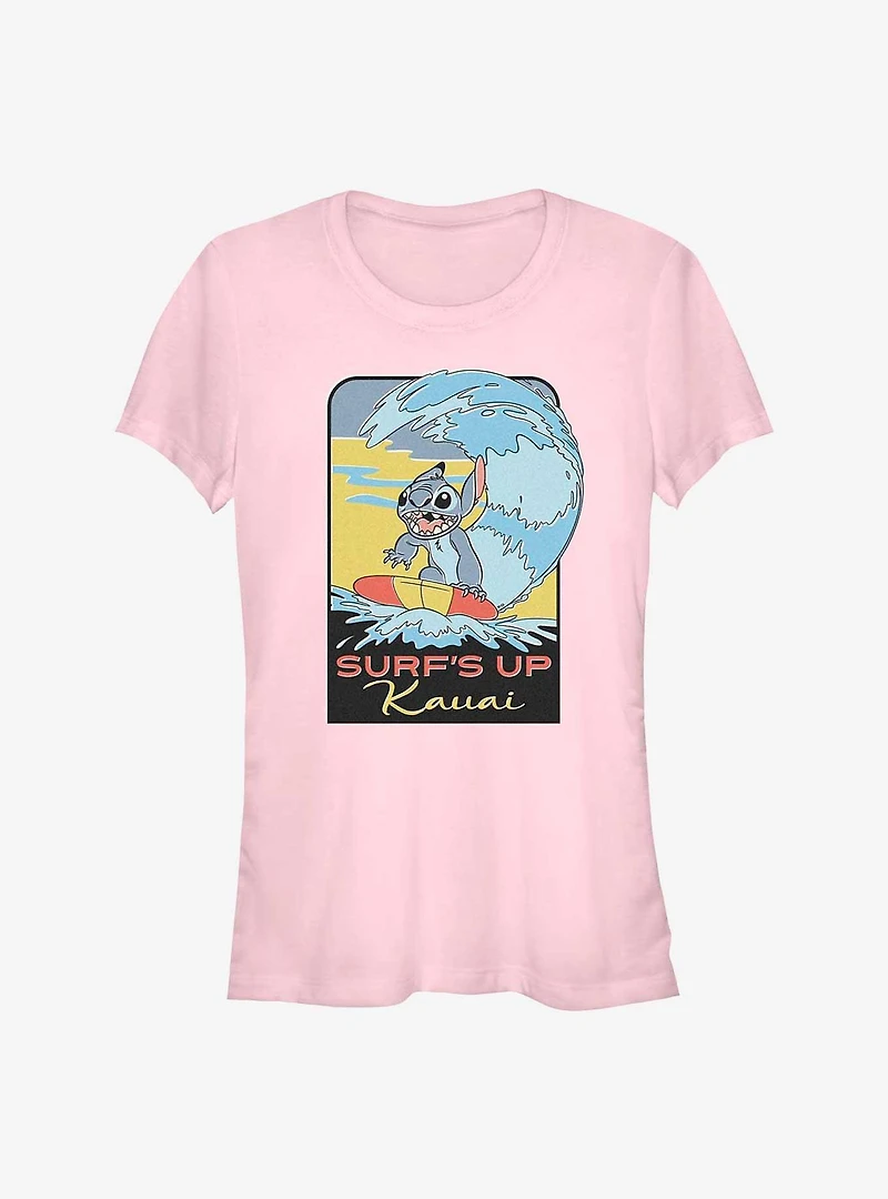 Disney Lilo & Stitch Surf's Up Kauai Girls T-Shirt