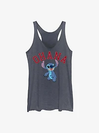 Disney Lilo & Stitch Ohana Collegiate Girls Tank