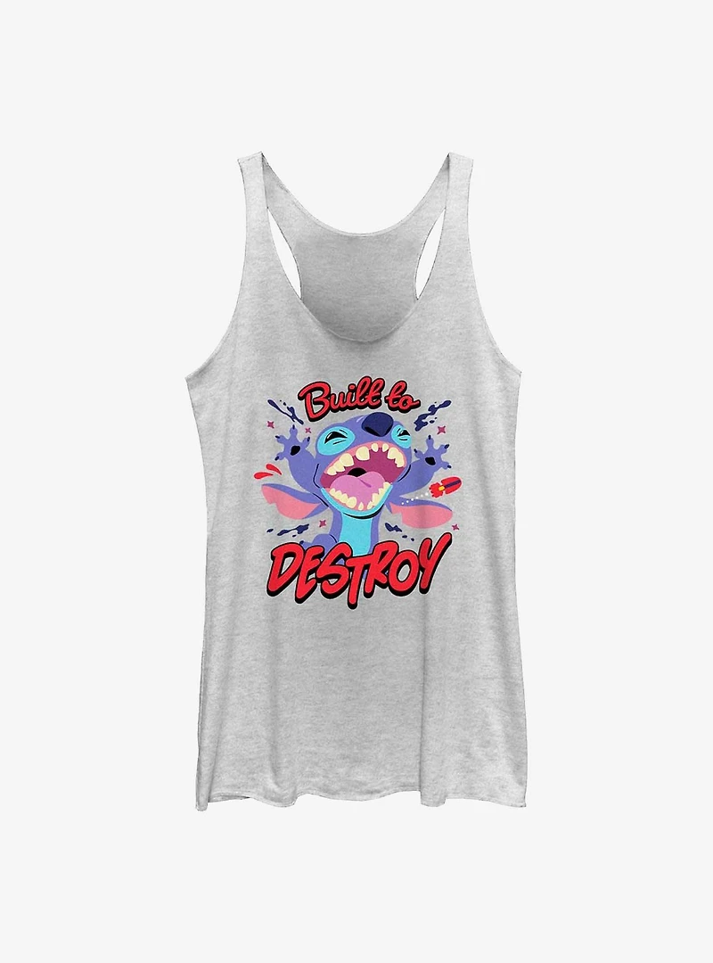 Disney Lilo & Stitch Built To Destroy Girls Tank