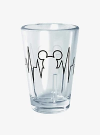 Disney Mickey Mouse Mickey Heartline Mini Glass